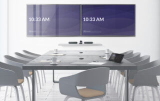 A well equipped unified communications eeting room