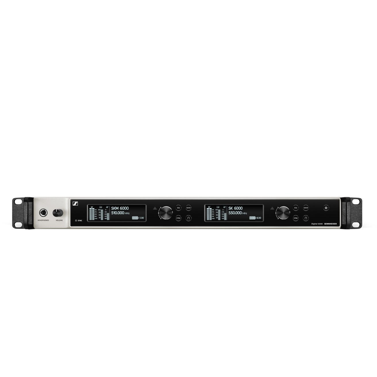 Sennheiser | EM 6000 - Wireless dual digital receiver, True-Bit-Diversity, AES 256